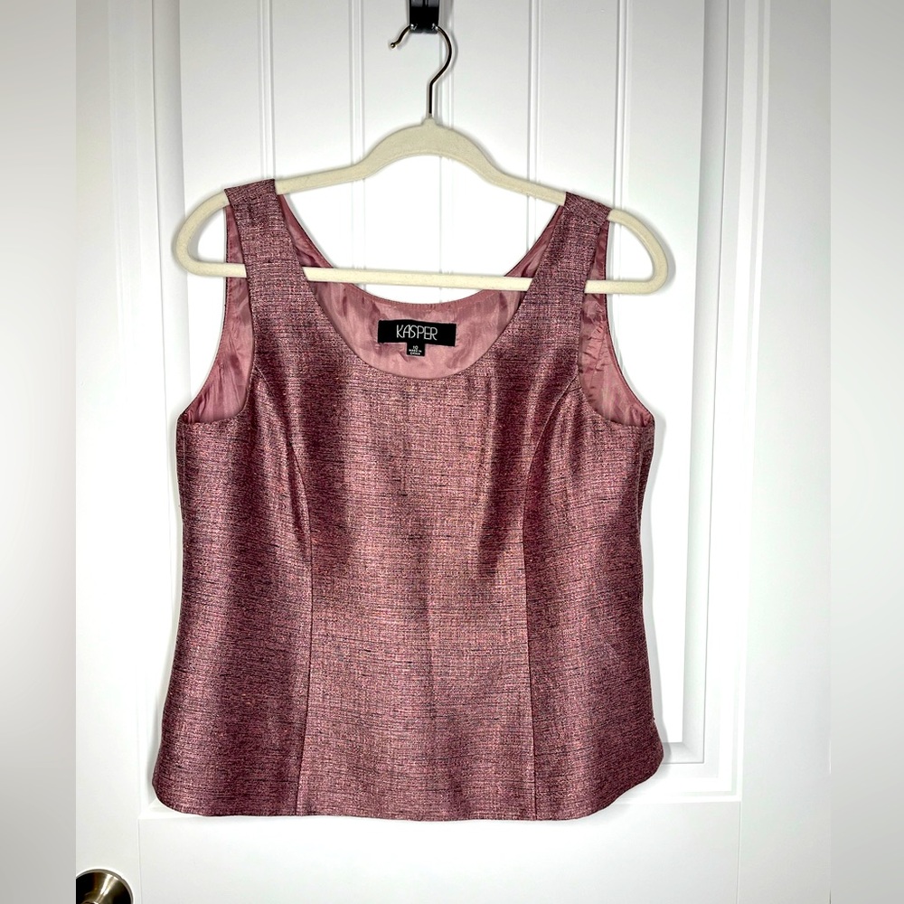 Kasper tank top blouse. Size 10 CB187